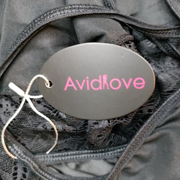 Lingerie Chemise Nightwear With Matching Thong - Picture 8 of 8